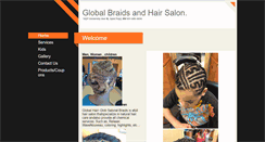 Desktop Screenshot of globalbraidsalon.com